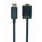 Gembird CCP-DPM-VGAM-6 video cable adapter 1.8 m VGA (D-Sub) DisplayPort Black - Monitor Cables - Cables & Adapters - Techbox