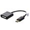Lanberg AD-0007-BK video cable adapter 0.1 m DisplayPort DVI-D Black | Techbox