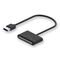 SAVIO AK-39  USB 3.0 - SATA III adapter for 3.5″/2,5" drives with power supply Black | Techbox