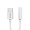 USB Type 3.1 C (M) – Jack 3.5mm (F) Audio adapter White SAVIO AK-51 | Techbox