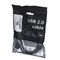Gembird CCP-USB2-AMAM-6 USB cable USB 2.0 1.8 m USB A Black - USB Cables - Cables & Adapters - Techbox
