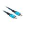 Lanberg CA-CMCM-44CU-0005-BK USB cable USB4 Gen 2x2 0.5 m USB C Black, Blue - USB Cables - Cables & Adapters - Techbox