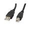 Lanberg CA-USBA-10CC-0050-BK USB cable 5 m USB 2.0 USB B Black - USB Cables - Cables & Adapters - Techbox