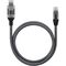 Techly ICOC U3A-RJ45-010 networking cable Black, Silver 1 m Cat6 F/UTP (FTP) | Techbox
