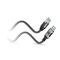 Techly ICOC U3A-RJ45-010 networking cable Black, Silver 1 m Cat6 F/UTP (FTP) | Techbox