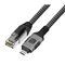 Techly ICOC U3C-RJ45-010 networking cable Silver, Black 1 m Cat6 F/UTP (FTP) | Techbox