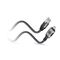Techly ICOC U3C-RJ45-010 networking cable Silver, Black 1 m Cat6 F/UTP (FTP) | Techbox