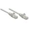 Intellinet Network Patch Cable, Cat5e, 3m, Grey, CCA, U/UTP, PVC, RJ45, Gold Plated Contacts, Snagless, Booted, Lifetime Warranty, Polybag | Techbox