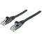Intellinet Network Patch Cable, Cat6, 3m, Black, CCA, U/UTP, PVC, RJ45, Gold Plated Contacts, Snagless, Booted, Lifetime Warranty, Polybag - Network & Phone Cables - Cables & Adapters - Techbox