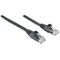 Intellinet Network Patch Cable, Cat6, 3m, Black, CCA, U/UTP, PVC, RJ45, Gold Plated Contacts, Snagless, Booted, Lifetime Warranty, Polybag - Network & Phone Cables - Cables & Adapters - Techbox