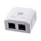 Wall socket Lanberg OU6-0002-W (RJ-45; UTP; white color) - Electricity - More Products - Techbox