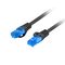 LANBERG PATCHCORD S/FTP CAT.6A 3M BLACK LSZH - Network & Phone Cables - Cables & Adapters - Techbox