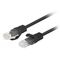 Lanberg PCU6-20CC-0200-BK networking cable Black 2 m Cat6 U/UTP (UTP) - Network & Phone Cables - Cables & Adapters - Techbox