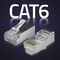 Qoltec 54556 RJ45 modular connector | CAT6 | FTP |Gold-plated contacts | 100 pieces - Adaptors & Plugs - Cables & Adapters - Techbox
