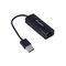 Lanberg NC-0100-01 cable interface/gender adapter USB-A RJ-45 Black | Techbox