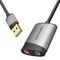 Vention USB External Sound Card 0.15M Gray Metal Type | Techbox