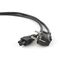 Gembird PC-186-ML12-1M power cable Black CEE7/7 C5 coupler - Power Cables - Cables & Adapters - Techbox