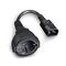 Gembird PC-SFC14M-01 power adapter IEC320 C14 -> SCHUKO (F) on a 15 cm cable - Power Cables - Cables & Adapters - Techbox