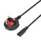 iBOX Euro 2-PIN Power Cable Audio-RTV VDE 1.8m UK Plug - Power Cables - Cables & Adapters - Techbox