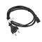 Lanberg CA-C7CA-10CC-0018-BK power cable Black 1.8 m C7 coupler CEE7/16 | Techbox