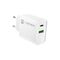 NATEC NETWORK CHARGER RIBERA USB-A+USB-C 20W PD - Travel Chargers - Smartphone Chargers - Techbox