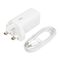 iBOX C-65 White, GaN 65W universal charger UK plug - Travel Chargers - Smartphone Chargers - Techbox
