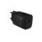 NATEC RIBERA GAN CHARGER 1X USB-A + 1X USB-C 30W BLACK - Travel Chargers - Smartphone Chargers - Techbox