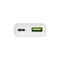 NATEC RIBERA GAN SLIM MAINS CHARGER 1× USB-A + 1× USB-C 20W WHITE - Travel Chargers - Smartphone Chargers - Techbox