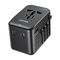 Power charger - Unitek 65W Universal Travel Adapter (P1122ABK01) | 1xUSB-A 3xUSB-C 1xAC | Techbox