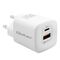 Qoltec 50763 mobile device charger Laptop, Portable gaming console, Power bank, Smartphone, Smartwatch, Tablet White AC Fast charging Indoor - Travel Chargers - Smartphone Chargers - Techbox