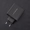 Qoltec 51717 Charger | 45W | 5-20V | 2.25-3A | USB type C PD | USB | Black - Travel Chargers - Smartphone Chargers - Techbox