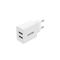 Unitek P1113A-EU - charger 2X USB-A,12W, white - Travel Chargers - Smartphone Chargers - Techbox