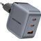 Vention 70W GaN PD Charger 1x USB-A 2x USB-C BK | Techbox