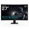 GIGABYTE GS27FC2 27" FHD Curved Gaming Monitor - 1920 x 1080, 240Hz, 1, 350 cd/m², HDR Ready, HDMI 2.0, Displayport 1.4 - Monitors - Monitors & Mounts - Techbox