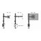 Gembird MA-D1-03 monitor mount / stand 81.3 cm (32") Desk Black | Techbox