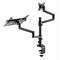 Gembird MA-DA-04 Adjustable desk mount with monitor arm and notebook tray, 17”-32”, up to 8 kg - Stands & Accessories - Monitors & Mounts - Techbox