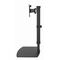 Gembird MS-D1ST-02 Height adjustable full-motion monitor desk stand, 17"-32", black - Stands & Accessories - Monitors & Mounts - Techbox