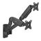 Maclean wall mount for two monitors, 17-32'', 9kg max, mechanical spring, MC-988 | Techbox