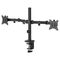 SAVIO UM-03 Dual Desk Mount for Monitors 17″–32″, 2× 2–9 kg - Stands & Accessories - Monitors & Mounts - Techbox
