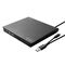 SAVIO AK-59 External slim CD/DVD Recorder R/RW - USB-C/USB-A, black | Techbox