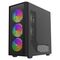Savio Noctis Flow RGB Cube Black - Computer Cases - PC Cases & Accessories - Techbox