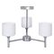 Activejet Classic chandelier pendant ceiling lamp MIRA chrome triple 3xE27 for living room | Techbox