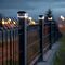 GreenBlue GB128 LED Fence Post Solar Lamp 100*100 with Dusk Sensor | Techbox