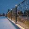 GreenBlue GB128 LED Fence Post Solar Lamp 100*100 with Dusk Sensor | Techbox