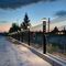 GreenBlue GB128 LED Fence Post Solar Lamp 100*100 with Dusk Sensor | Techbox