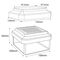 GreenBlue Solar LED Post Light, 100x100mm, Envelope-Shaped Canopy, 3200K, GB128 WW | Techbox