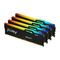 Kingston Technology FURY Beast 128GB 5600MT/s DDR5 CL40 DIMM (Kit of 4) RGB XMP - DIMM (Desktop) - RAM - Techbox