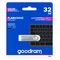 Goodram USB UNO3-0320S0R11 USB flash drive 32 GB USB Type-A 3.2 Gen 1 (3.1 Gen 1) Silver - USB Sticks - Peripherals - Techbox