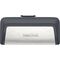 Sandisk Ultra Dual Drive USB Type-C USB flash drive 128 GB USB Type-A / USB Type-C 3.2 Gen 1 (3.1 Gen 1) Black,Silver - USB Sticks - Peripherals - Techbox