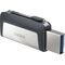 Sandisk Ultra Dual Drive USB Type-C USB flash drive 128 GB USB Type-A / USB Type-C 3.2 Gen 1 (3.1 Gen 1) Black,Silver - USB Sticks - Peripherals - Techbox